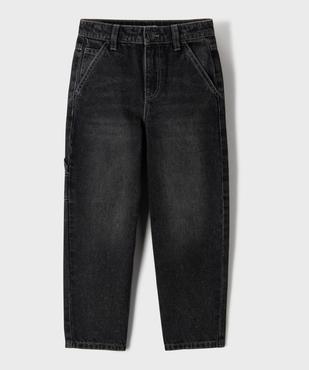 Jean wide leg avec taille ajustable garçon vue1 - GEMO (ENFANT) - GEMO