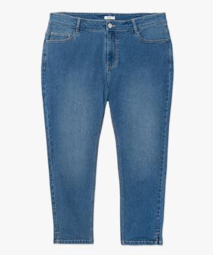 Pantacourt en jean stretch coupe slim taille normale femme grande taille vue4 - GEMO (G TAILLE) - GEMO