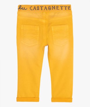 Pantalon bébé garçon en toile extensible - Lulu Castagnette vue2 - LULUCASTAGNETTE - GEMO