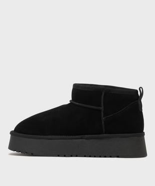 Boots fourrées plateforme femme - LuluCastagnette vue3 - LULUCASTAGNETTE - GEMO