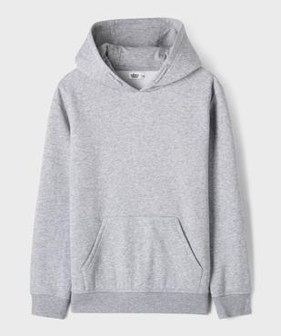 Sweat à capuche en molleton doux garçon vue1 - GEMO 4G GARCON - GEMO