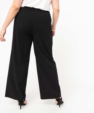 Pantalon de costume femme grande taille coupe large vue3 - GEMO (G TAILLE) - GEMO