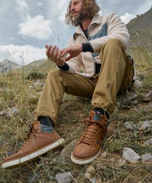 Baskets montantes au look urbain homme vue6 - URBAN STEPS GEMO FOR GOOD - GEMO
