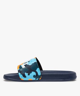 Mules de piscine garçon à bandeau camo « Cool » vue3 - GEMO (ENFANT) - GEMO