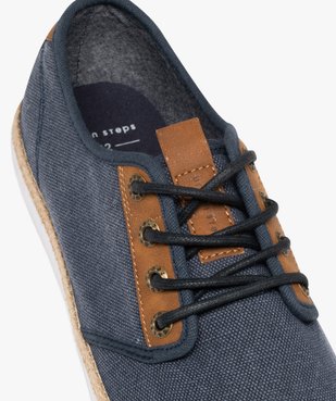Baskets en toile avec semelle de corde homme vue6 - URBAN STEPS - GEMO