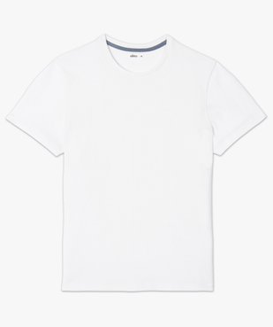 Tee-shirt homme 100% coton biologique en maille texturée vue4 - GEMO (HOMME) - GEMO