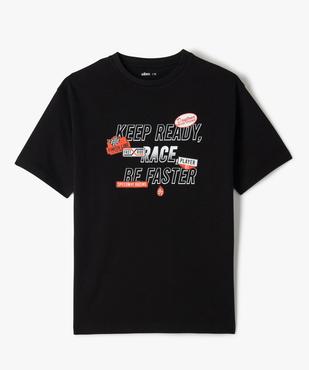 Tee-shirt garçon imprimé course automobile vue1 - GEMO 4G GARCON - GEMO