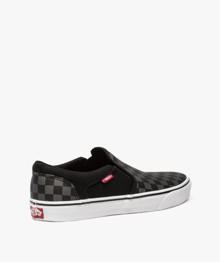 Baskets basses homme en toile à enfiler – Vans Asher vue4 - VANS - GEMO
