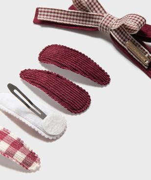 Pinces pour les cheveux fille (lot de 5) - LuluCastagnette vue2 - LULU CASTAGNETT - GEMO