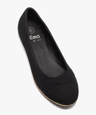 Ballerines femme à talon plat dessus uni en mesh vue5 - GEMO 4G FEMME - GEMO