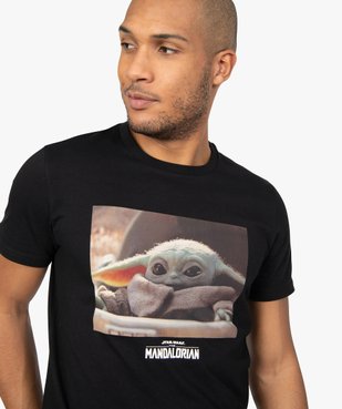 Tee-shirt homme imprimé Mandalorian - Star Wars vue2 - THE MANDALORIAN - GEMO