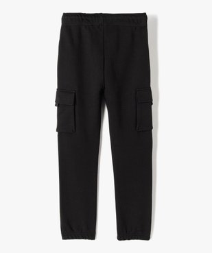 Pantalon de sport garçon avec larges poches à rabat sur les cuisses vue3 - GEMO (JUNIOR) - GEMO