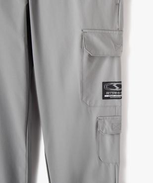 Pantalon cargo taille élastiquée garçon vue2 - GEMO (JUNIOR) - GEMO