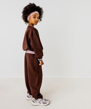 Pantalon de jogging fluide fille vue1 - GEMO (ENFANT) - GEMO
