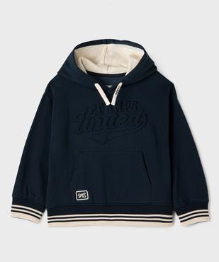 Sweat à capuche molletonné garçon - Camps United vue1 - CAMPS GEMO FOR GOOD - GEMO