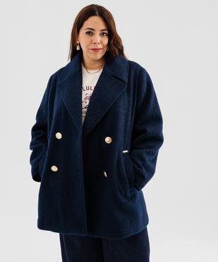 Manteau 2-en-1 avec col tricot amovible femme - LuluCastagnette vue5 - LULUCASTAGNETTE - GEMO