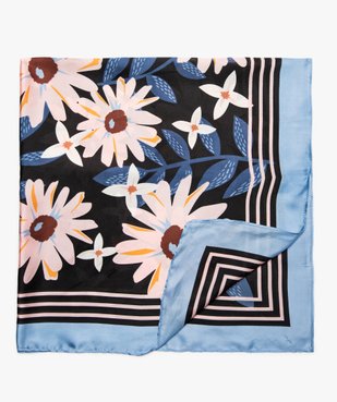 Foulard femme imprimé en matière satinée vue1 - GEMO (ACCESS) - GEMO