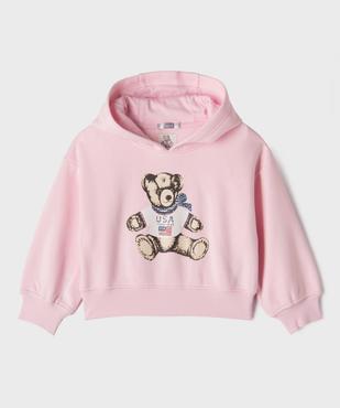 Sweat à capuche court fille - LuluCastagnette x Alizée vue2 - LULU CASTAGNETTE G4G D - GEMO