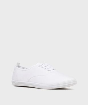 Baskets en toile à semelle fine et fermeture lacets femme - Follow Me vue2 - FOLLOW ME - GEMO