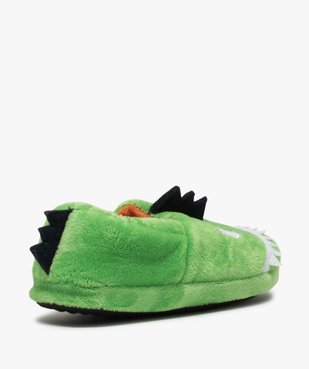 Chaussons garçon peluche avec écailles de dinosaure vue4 - GEMO C4G GARCON - GEMO