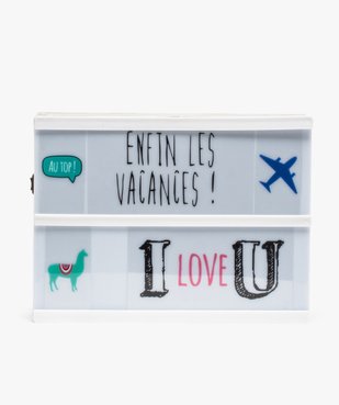 Boite lumineuse à messages et symboles vue1 - GEMO (ACCESS) - GEMO
