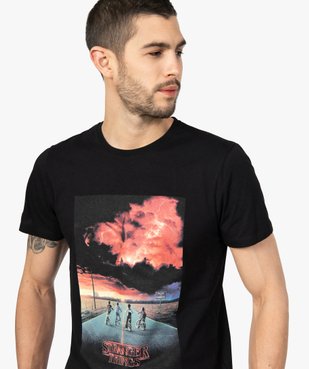 Tee-shirt homme avec large photo – Stranger Things vue2 - STRANGER THINGS - GEMO