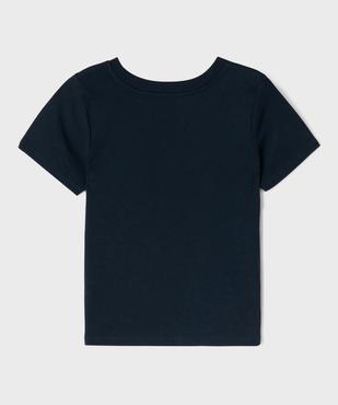 Tee-shirt manches courtes style vintage fille vue3 - GEMO 4G FILLE - GEMO