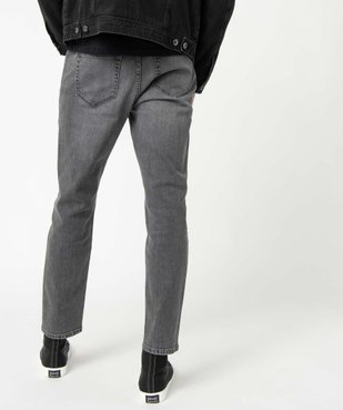 Jean homme coupe Tapered 5 poches vue3 - GEMO (HOMME) - GEMO
