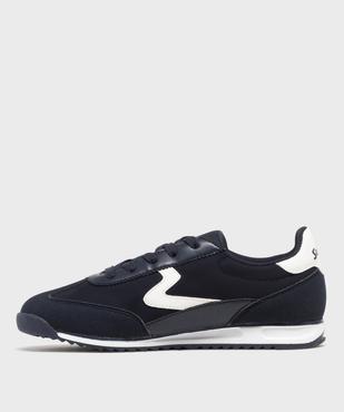 Baskets en toile style running garçon - Schott vue3 - SCHOTT - GEMO