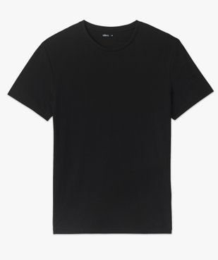 Tee-shirt à manches courtes et col rond homme vue4 - GEMO 4G HOMME - GEMO