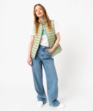 Doudoune sans manches avec col montant femme vue5 - GEMO 4G FEMME - GEMO