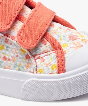 Tennis bébé fille en toile imprimée mille fleurs vue6 - GEMO C4G BEBE - GEMO