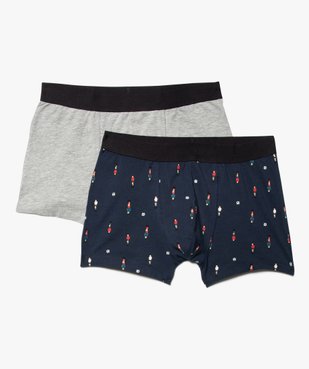 Boxer homme avec motifs babyfoot (lot de 2) vue1 - GEMO 4G HOMME - GEMO