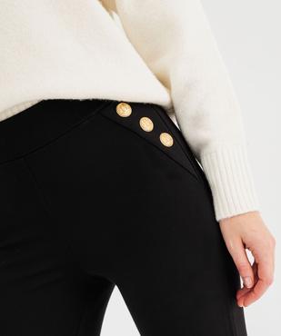 Legging avec boutons sur les hanches femme vue10 - GEMO(FEMME PAP) - GEMO