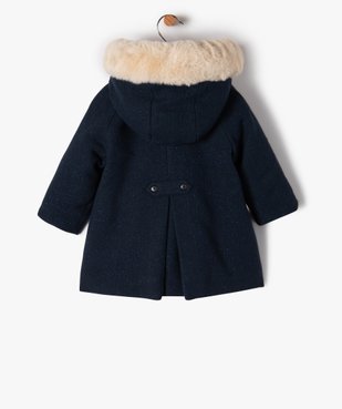 Manteau bébé fille à capuche avec doublure chaude - LuluCastagnette vue5 - LULUCASTAGNETTE - GEMO