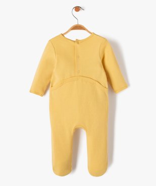 Pyjama bébé à pont-dos et inscription vue3 - GEMO(BB COUCHE) - GEMO
