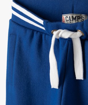Pantalon de jogging garçon avec inscriptions – Camps United vue5 - CAMPS UNITED - GEMO