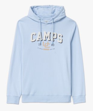 Sweat à capuche en French Terry imprimé homme - Camps United vue8 - CAMPS - GEMO