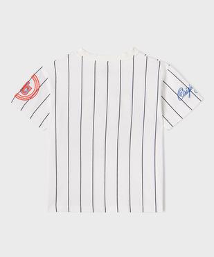 Tee-shirt manches courtes esprit sport fille - Camps United vue5 - CAMPS US GEMO FOR GOOD - GEMO