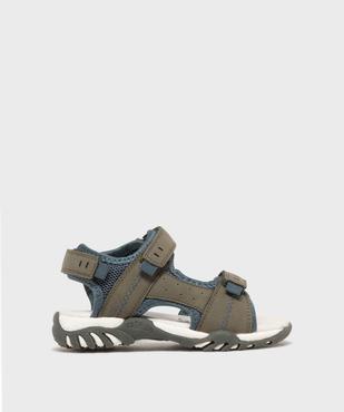 Sandales sportswear à triple scratch garçon - 5 Miles vue1 - 5 MILES - GEMO