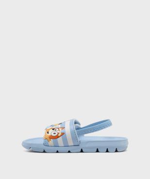 Sandales de plage à scratch et élastique garçon - Bluey vue3 - BLUEY - GEMO