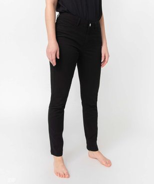 Pantalon femme en toile denim coupe Slim vue2 - GEMO 4G FEMME - GEMO