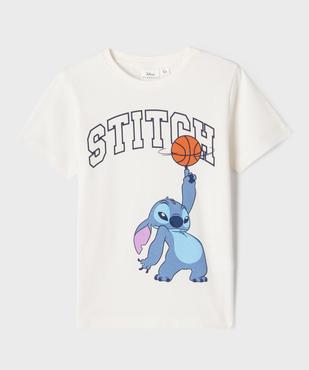 Tee-shirt manches courtes imprimé garçon - Stitch vue2 - LILO & STITCH - GEMO
