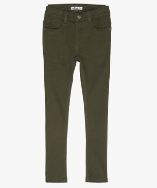 Pantalon garçon coupe skinny en toile extensible vue1 - GEMO (ENFANT) - GEMO