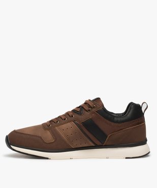 Baskets homme bicolores inspiration rétro running - Kappa vue3 - KAPPA - Nikesneakers