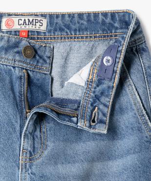 Jean cargo coupe straight délavé fille - Camps United vue3 - CAMPS GEMO FOR GOOD - GEMO