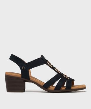 Sandales confort à brides et anneaux métalliques femme vue1 - G'FLEX - GEMO