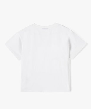 Tee-shirt fille coupe oversize avec motif - BT21 vue3 - BT21 - GEMO