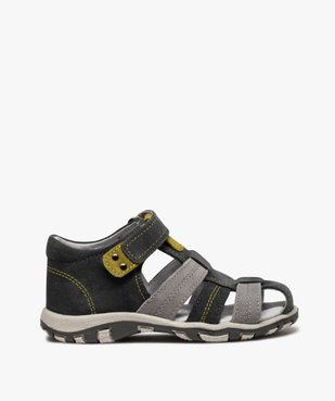 Sandales garçon à scratch à brides multiples en cuir vue1 - Nikesneakers (ENFANT) - Nikesneakers