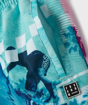 Short de bain motif surf garçon - Freegun vue2 - FREEGUN - GEMO